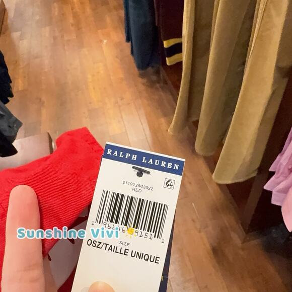 NWT POLO Ralph Lauren Women's Classic Sport Pickleball Golf Hat Red - Picture 4 of 5